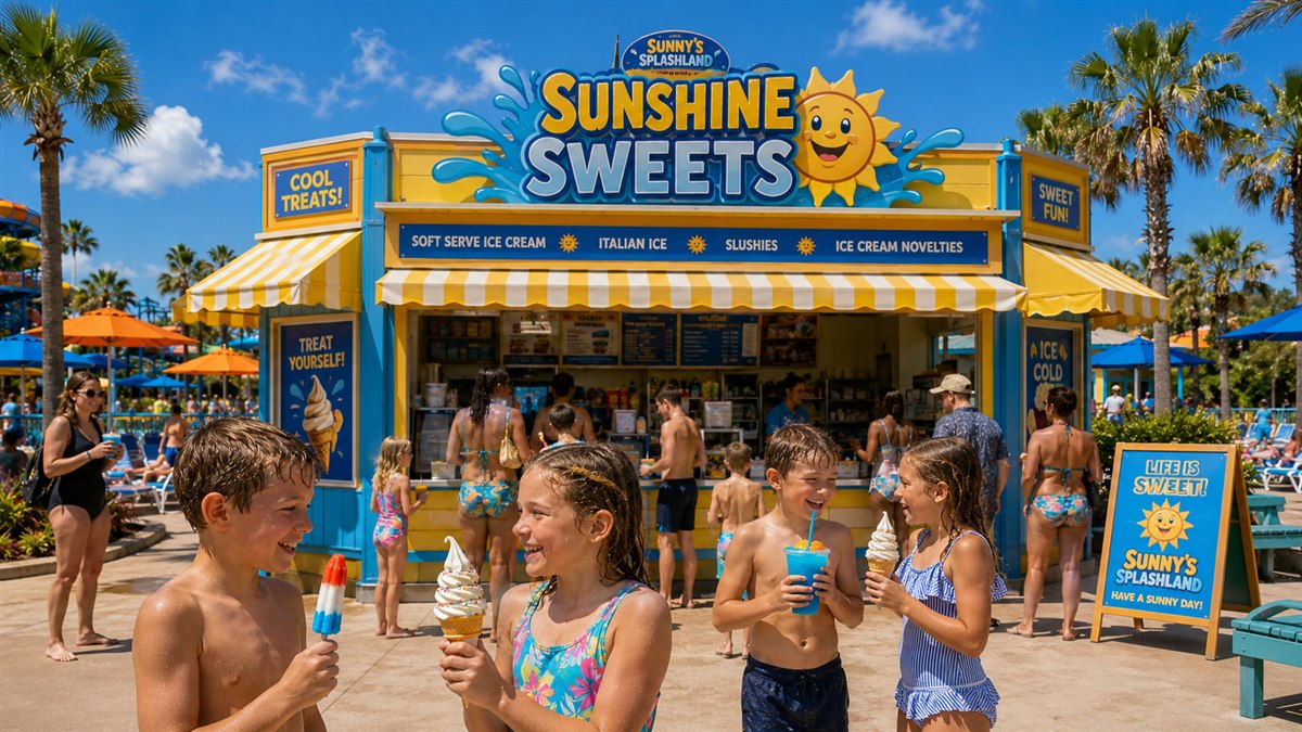 Ice cream and frozen treats from Sunshine Sweets